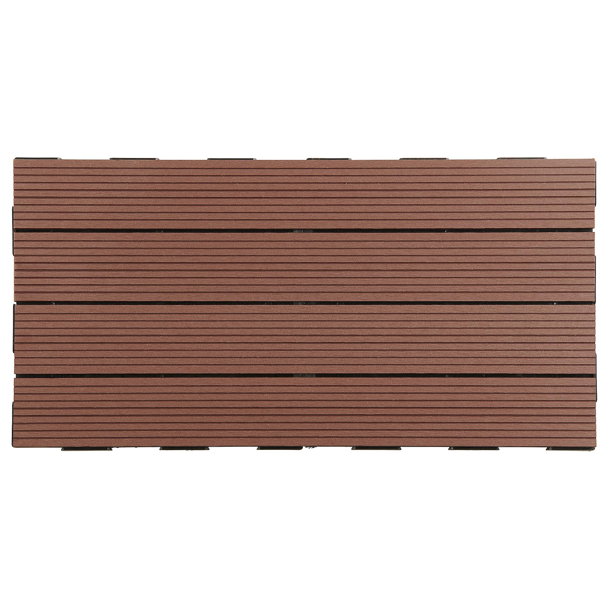 Terrassenfliese Thish 6er-Set Braun 3