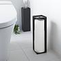 WC-Rollenbehälter Tower Stahl Schwarz 4