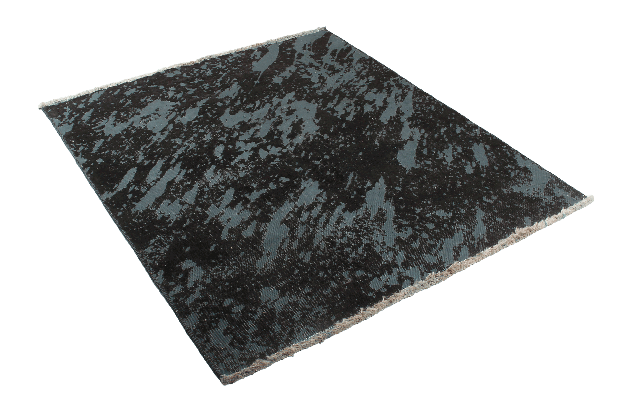 Tappeto vintage in lana multicolore 2