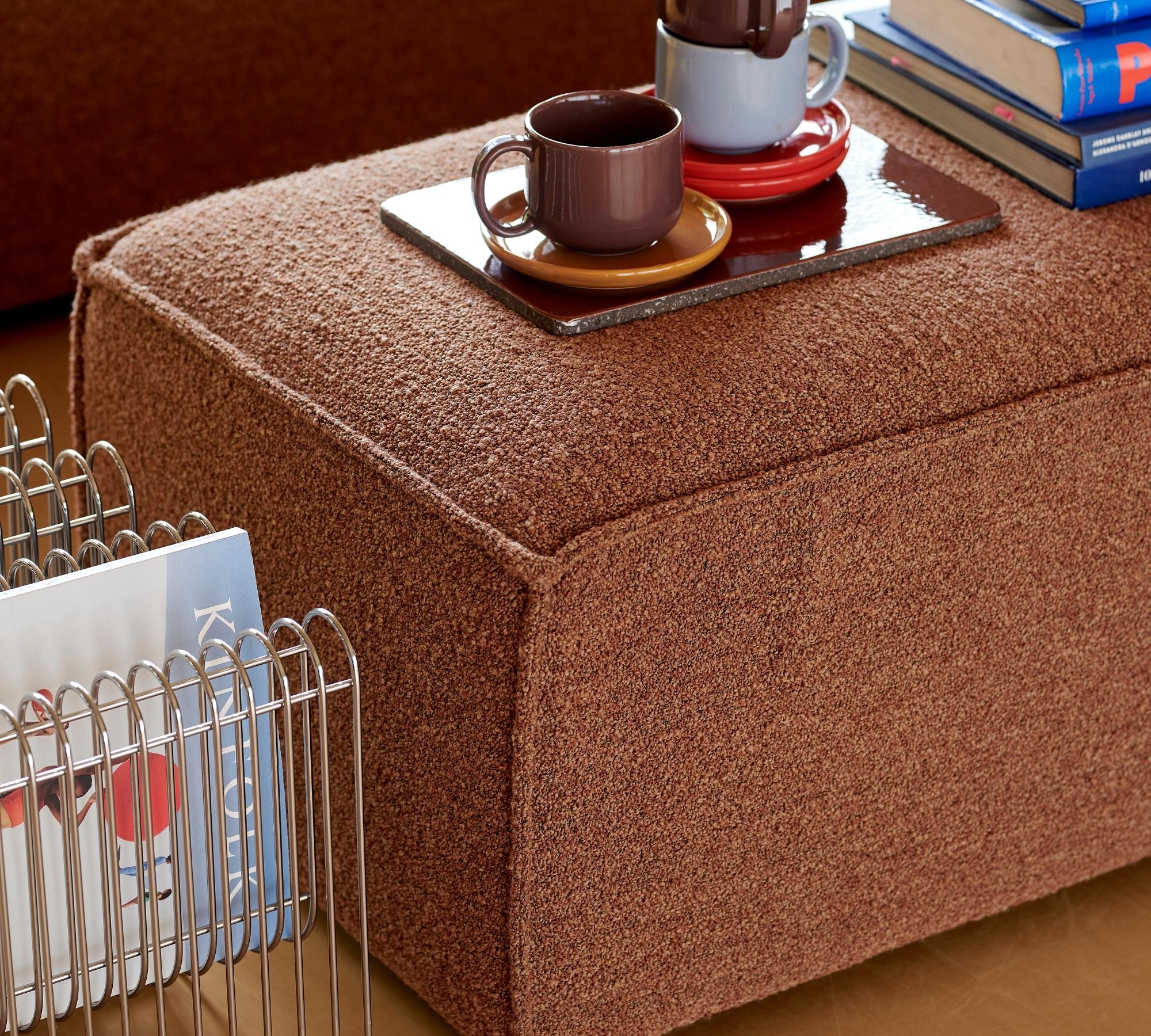 Daphne Fußhocker Modul Aulla Caramel 6