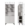 Miller 2-Türiges Regal mit Schrank 8