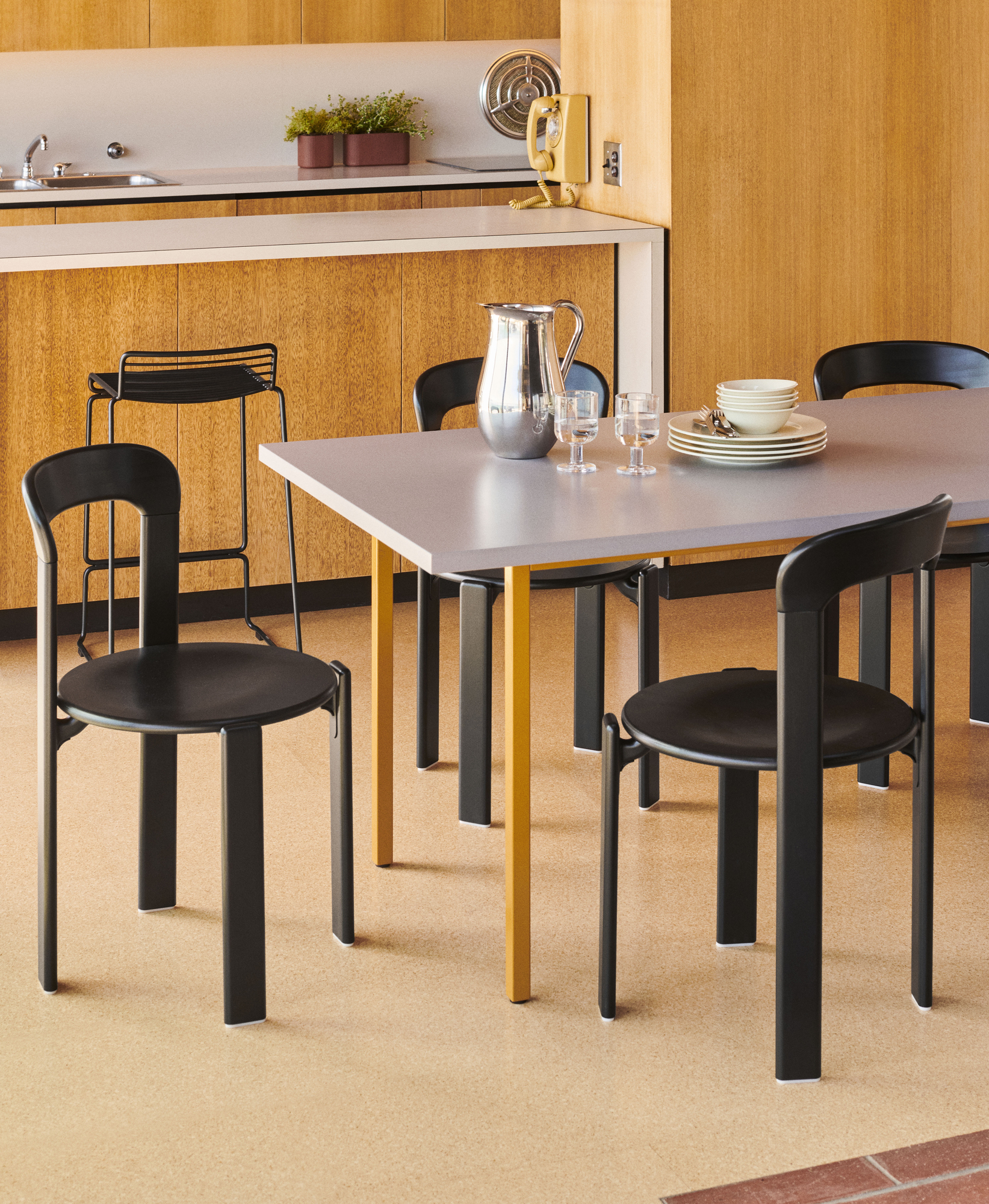 Two Colour Tisch rechteckig Grau 3
