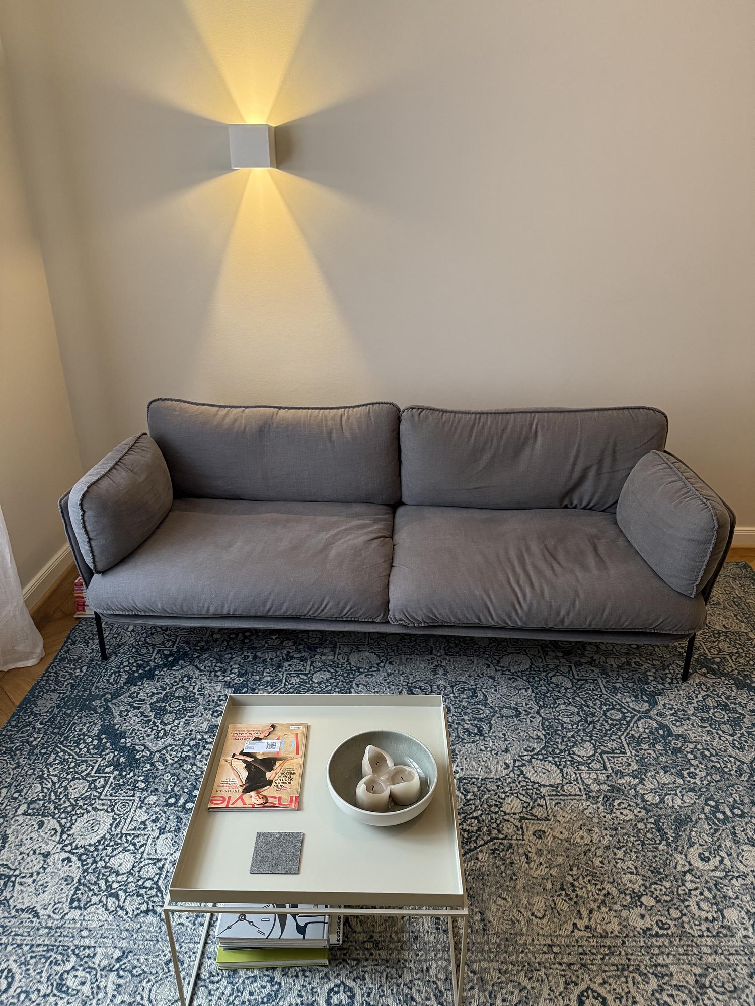 Cloud LN3.2 Sofa 3-Sitzer Baumwolle Grau 0