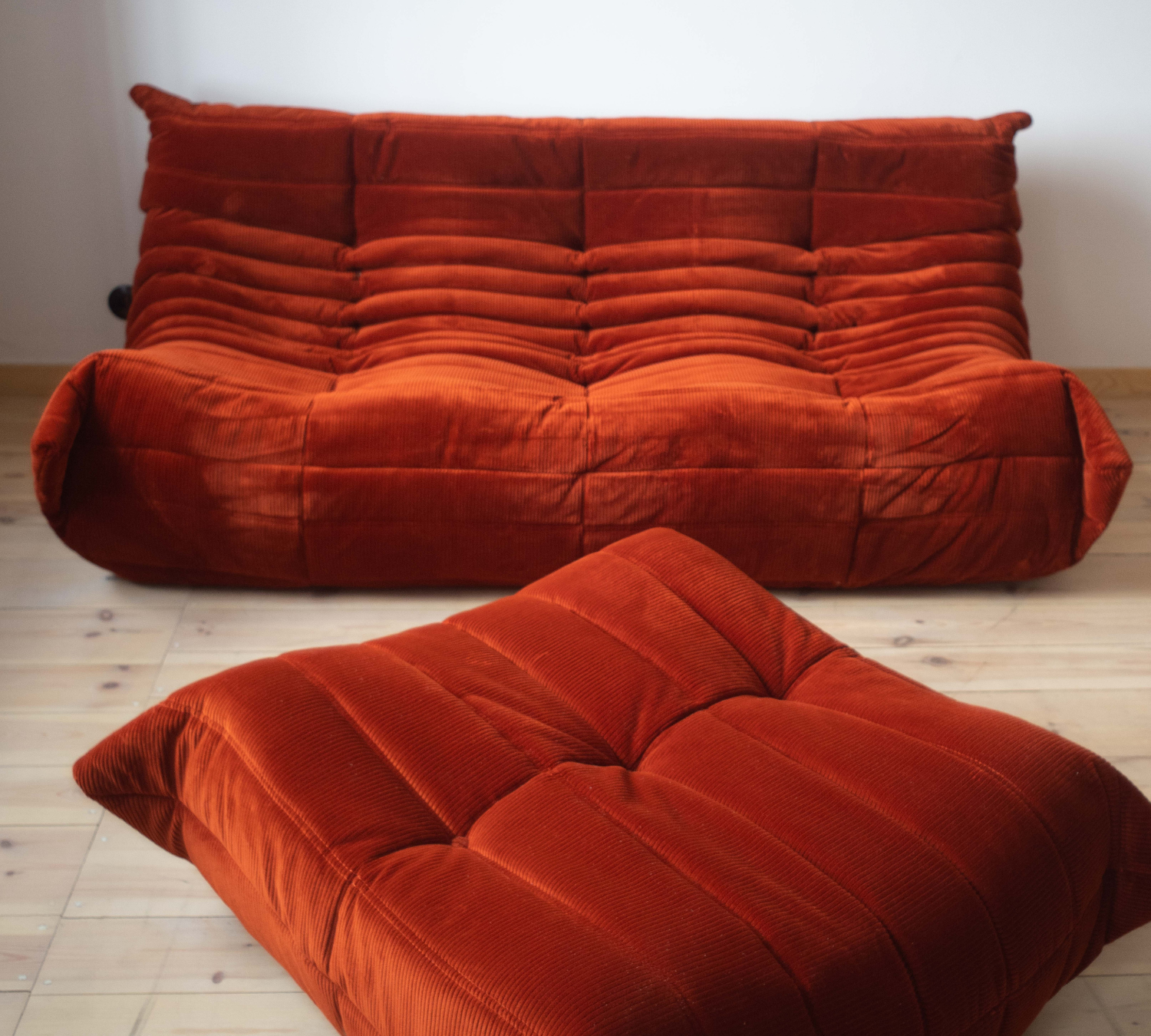 Togo Lounge Set 2-piece Cord Orange 1