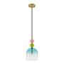 Murano Typ A Pendelleuchte 1-flammig Aluminium Blau 3
