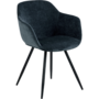 Alunda Chair Metal Velvet Dark Blue 0