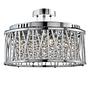 Pendant lamp Elise I Crystal glass Silver 0