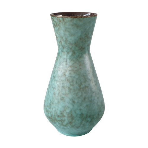 Vintage Vase Keramik Blau 0