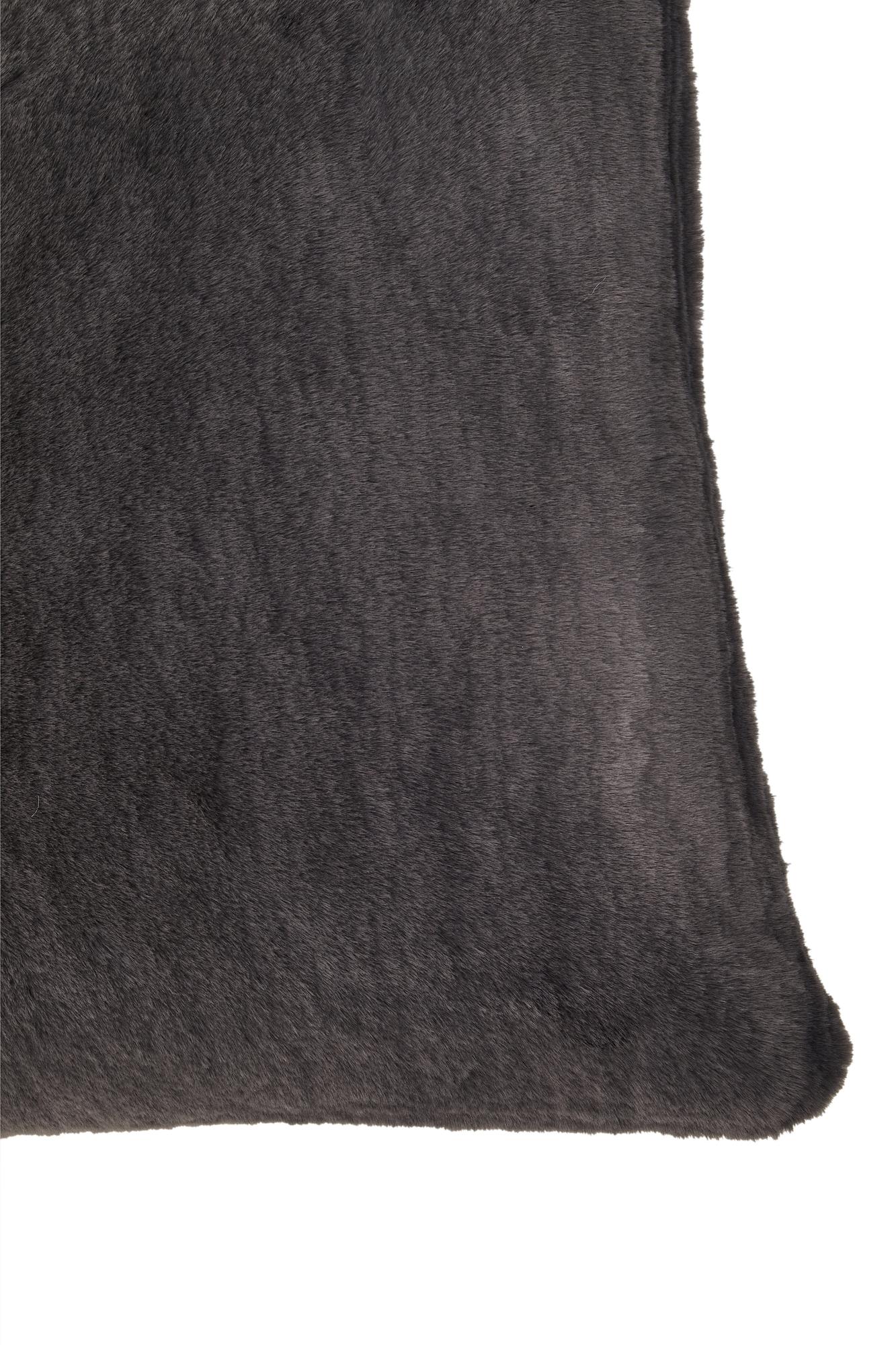 Bosie Lamina Grey Square Fur Kissen 4