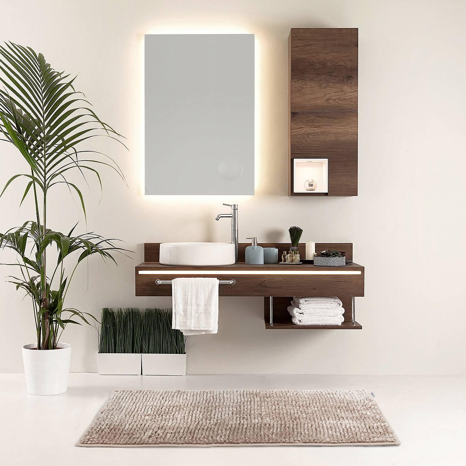 Badematte-Set Ati 2-Teilig Altrosa 3