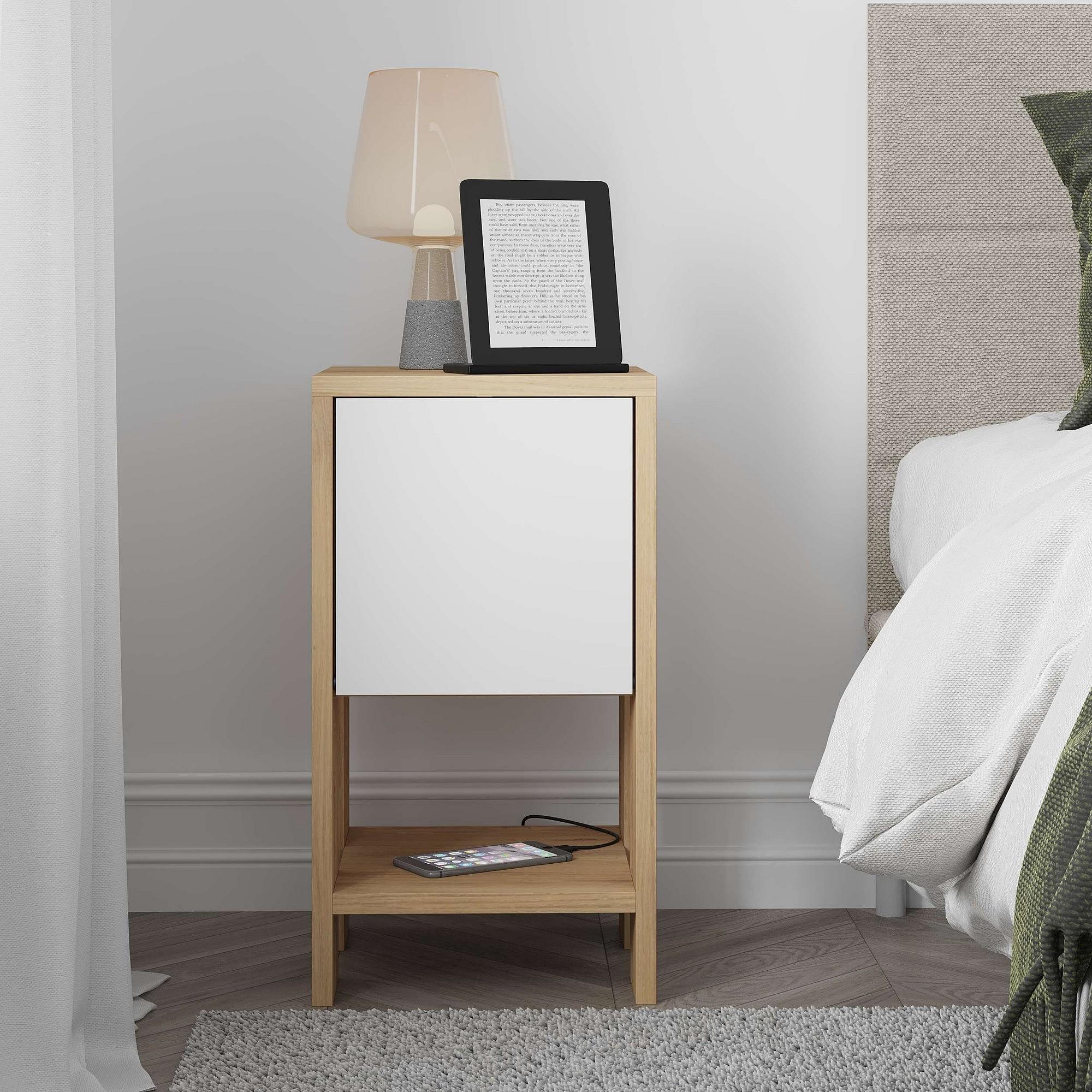 Ema Nightstand White 1