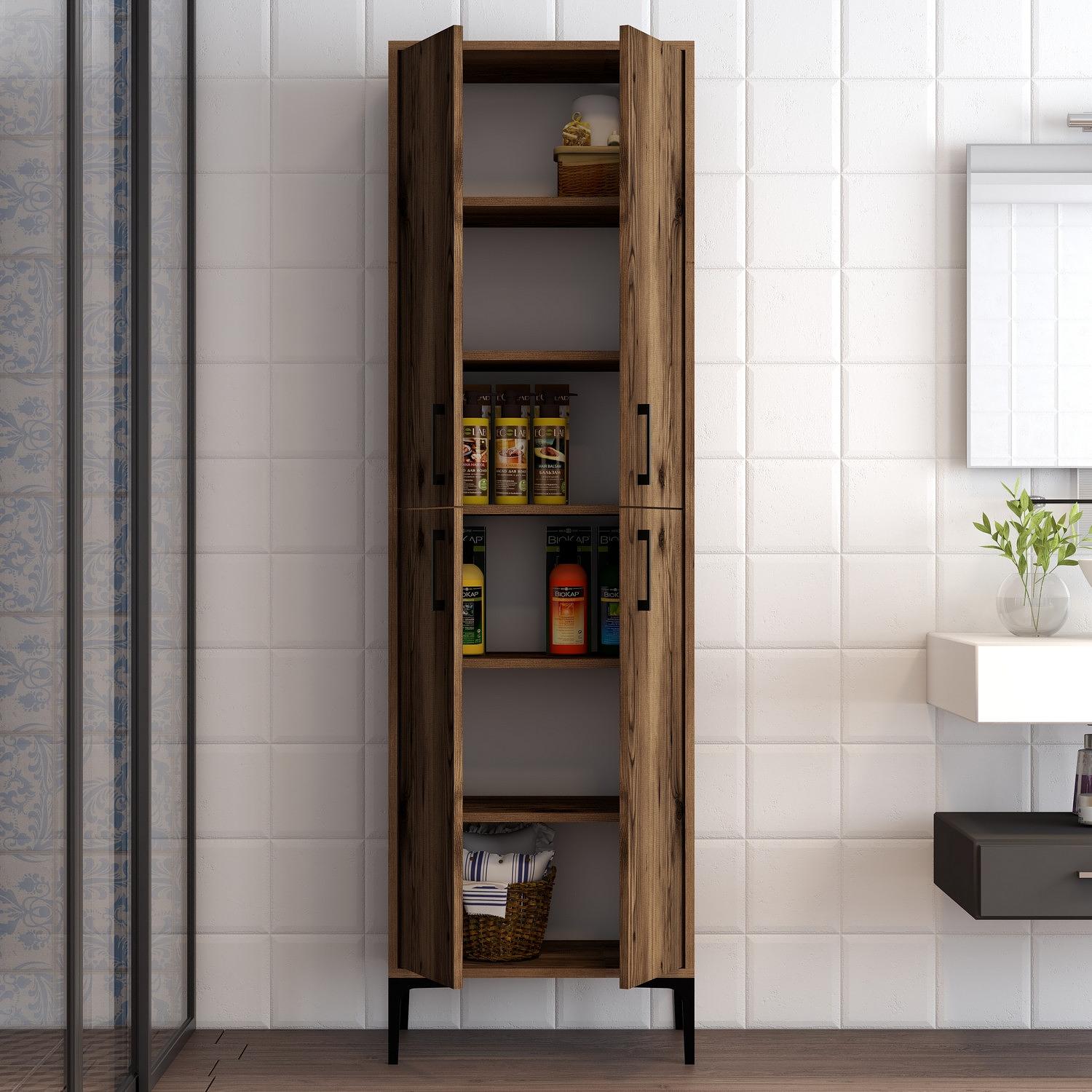 Benta Cabinet Walnut Brown 2