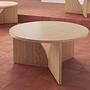Cece Coffee Table Oak Ø 70 cm 3
