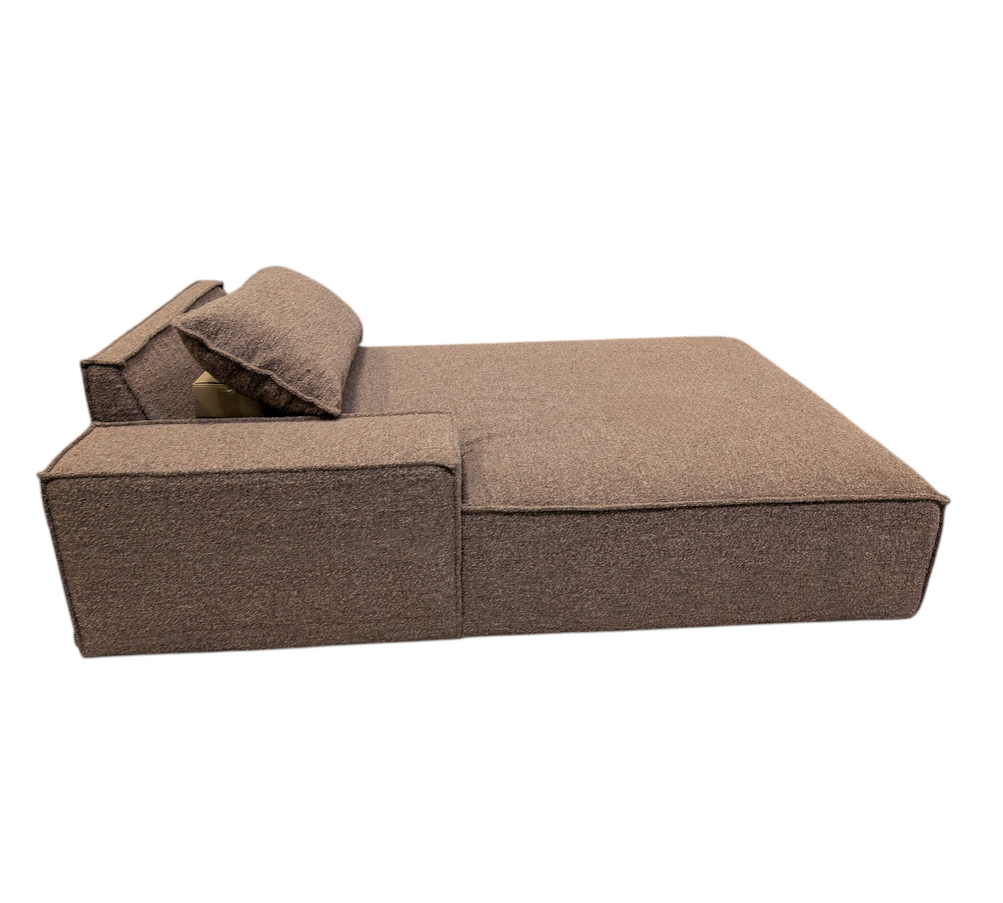 Daphne 1-Sitzer Récamiere Rechts Pebble Rust 9