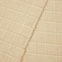 Pisa Check Decke 100% Schurwolle Beige 1