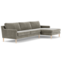 Astha Sofa Récamiere Rechts Planet Grey Green 1