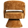 Ebba Drehsessel Chenille Braun 4