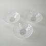 Glass bowls set Transparent 1970s 5