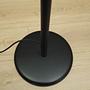 Stehlampe Metall Glas 1970er Jahre 10