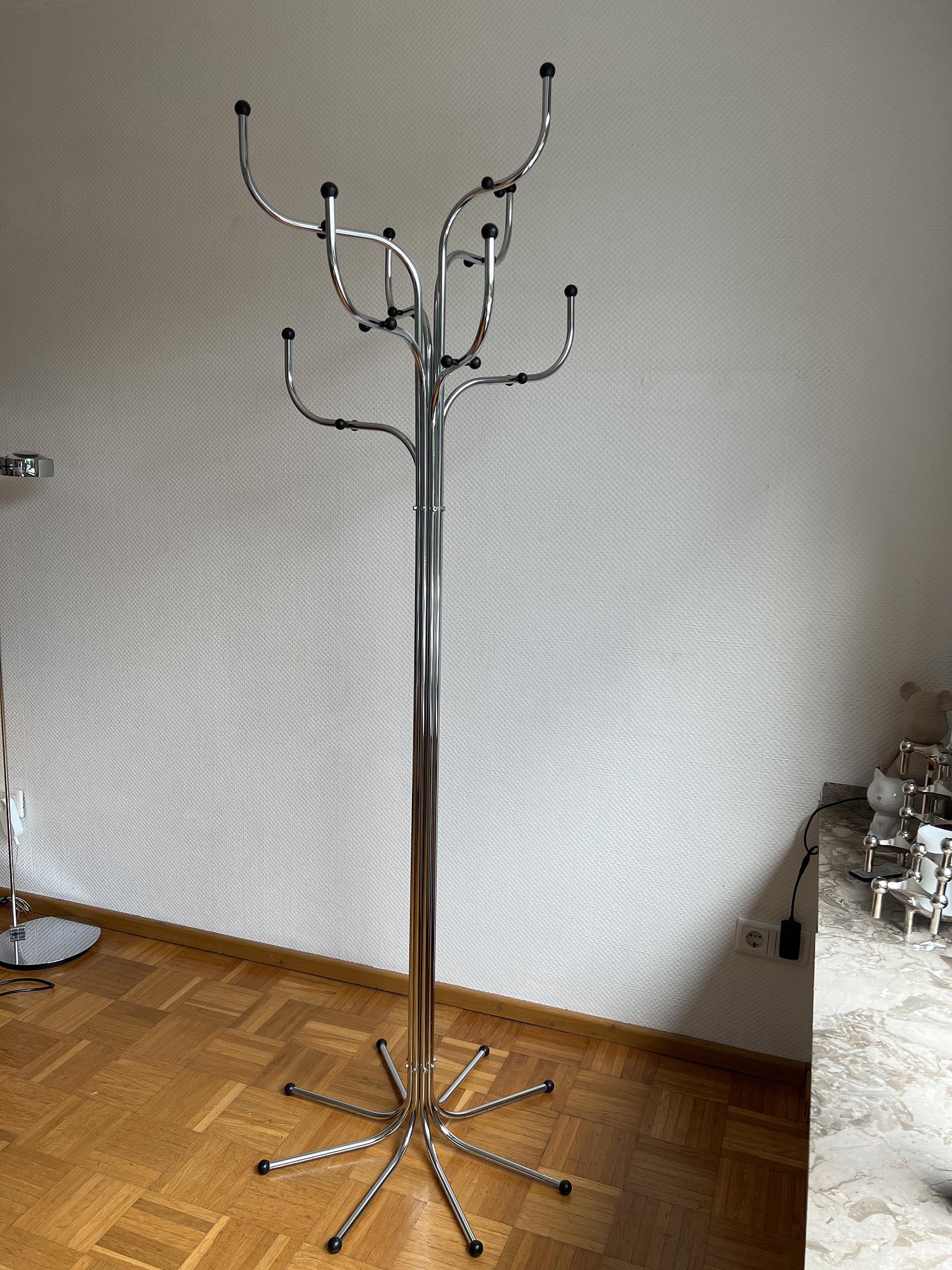 Coat Tree Garderobenständer Chrom 65cm 2