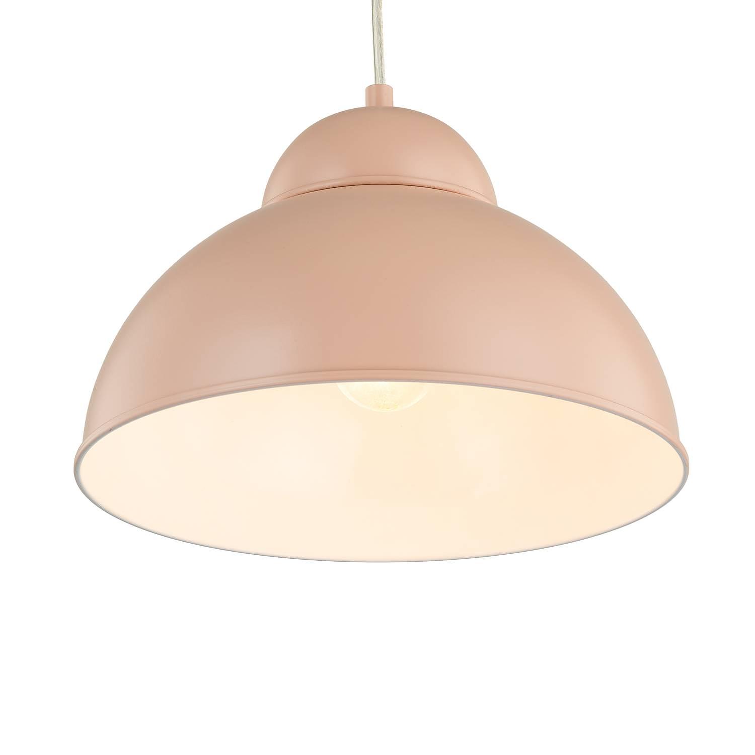 Pendelleuchte Anda Eisen Rosa 0