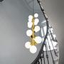 Plane Drop Pendant Lamp Gold 6