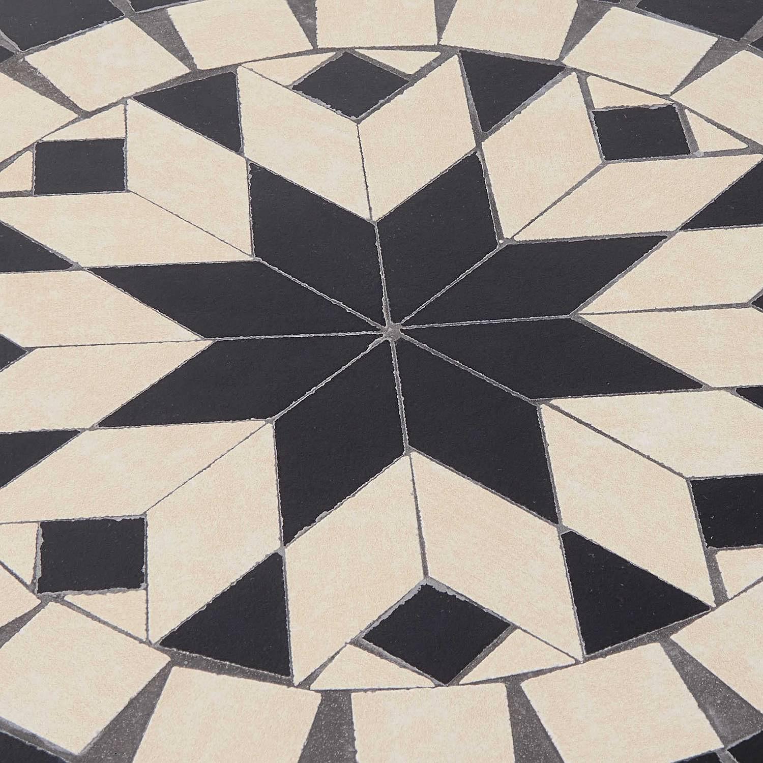 PALAZZO Beistelltisch Eisen Keramik Beige 1
