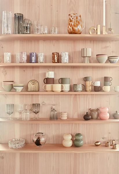 Jali Dessert Plate Glass Transparent 3