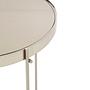 Allure Round Side Table Metal Grey 43cm 2