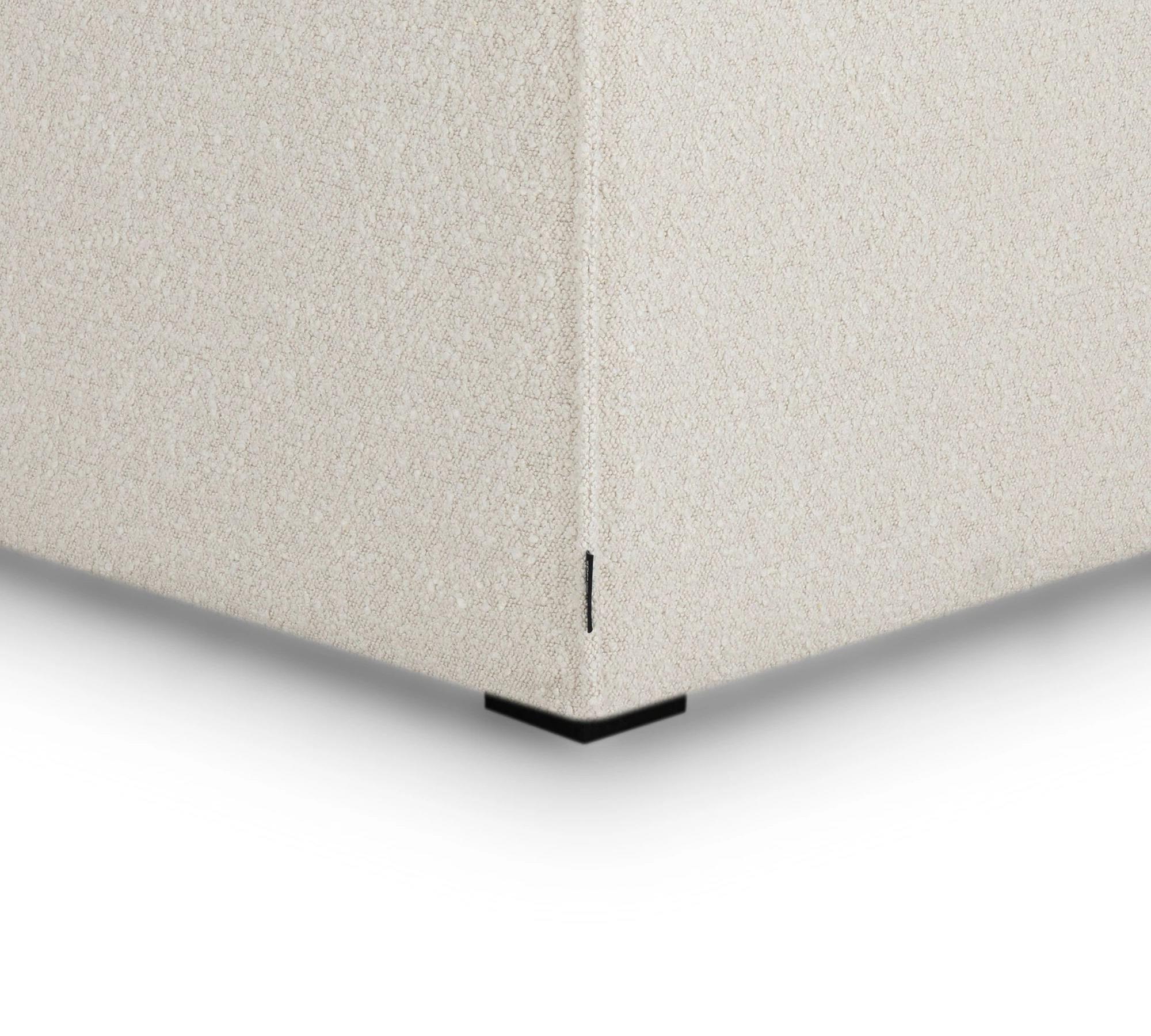 Daphne 1-Sitzer Eckmodul Links Maya Cream 4