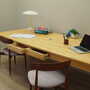 Vintage Desk Wood Beige 1980s 2