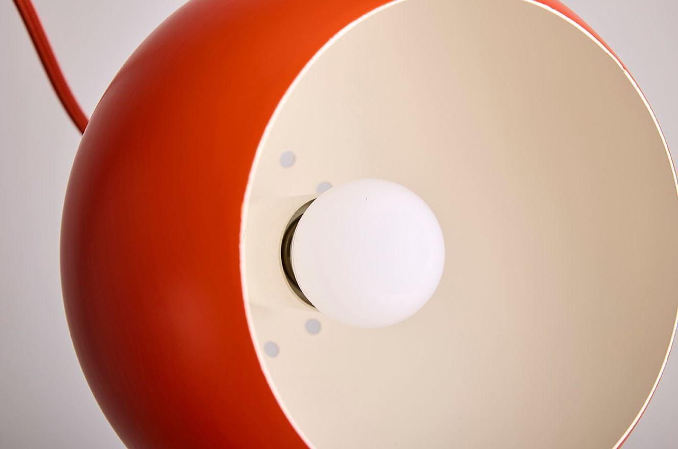 Ball Pendelleuchte Pfirsich/Orange Ø18cm 3