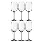 Rotweinglas Daily 6er-Set Kristallglas Transparent 0