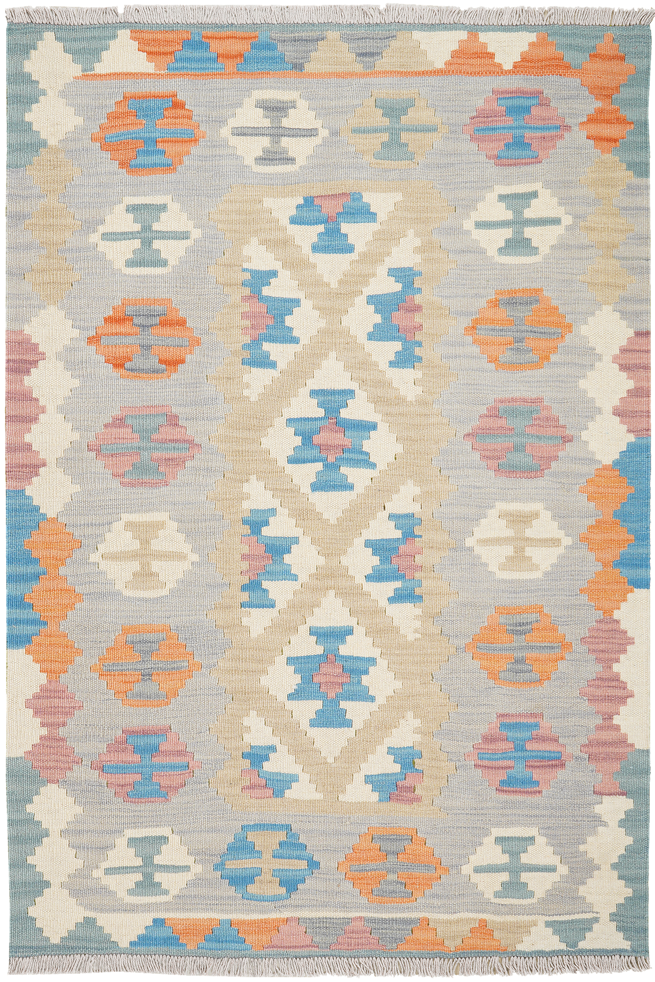 Kelim Gashgai Carpet Wool Beige 0