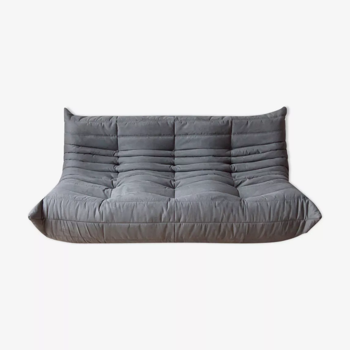 Togo Sofa 3-Sitzer Textil Grau 0