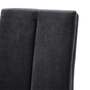 2x Esszimmerstuhl Textil Metall Schwarz 3