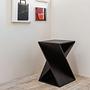 Ikem Side Table Acacia Black 2