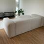 Blok Sofa 2-Sitzer Chaiselongue Links Beige 3
