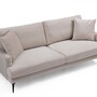 Modern sofa 3-seater Beige 2