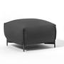 Mochi Pouf Textil Metall Anthrazit 2