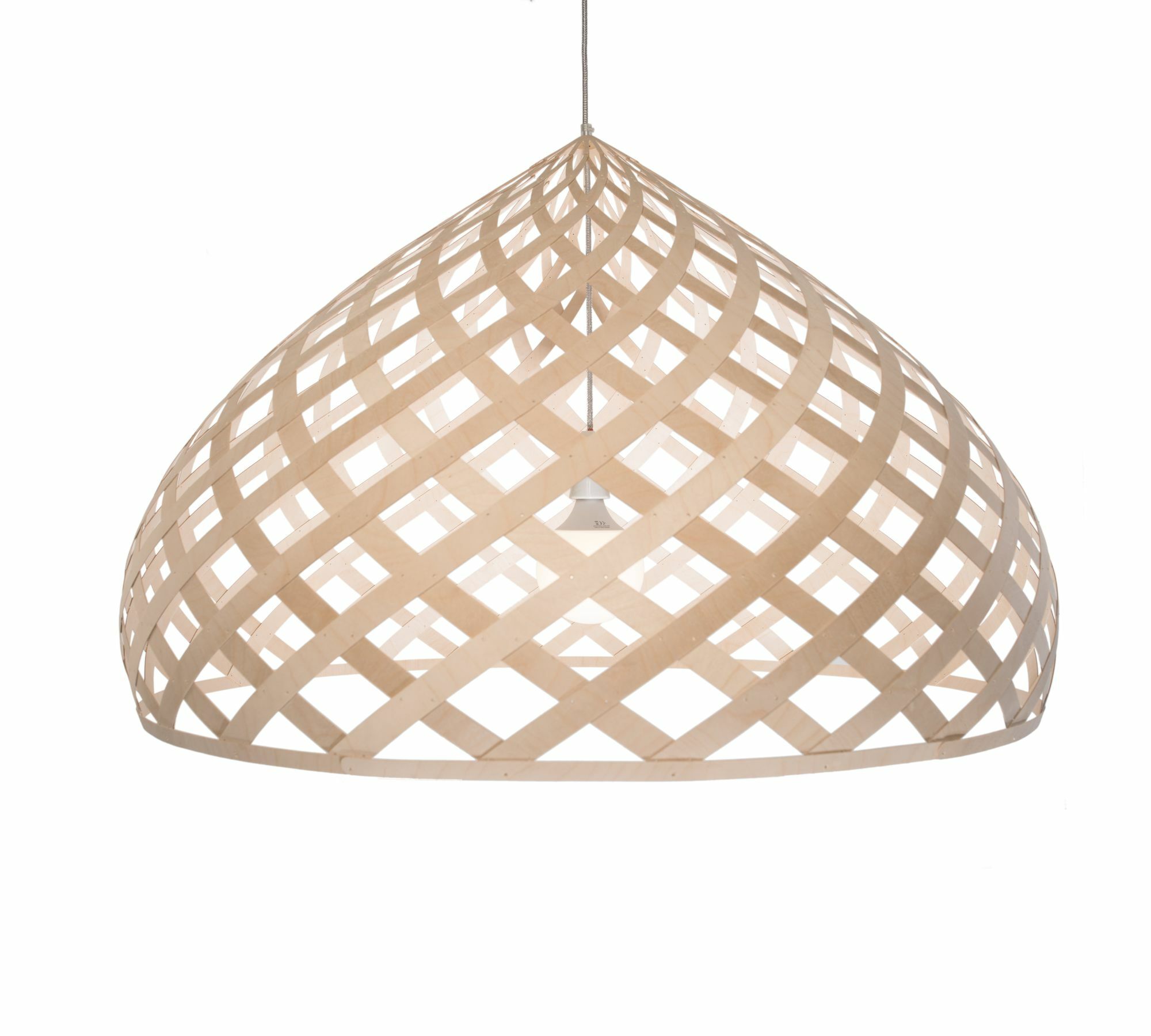 ZOME XL Lampada a sospensione Legno Naturale 0