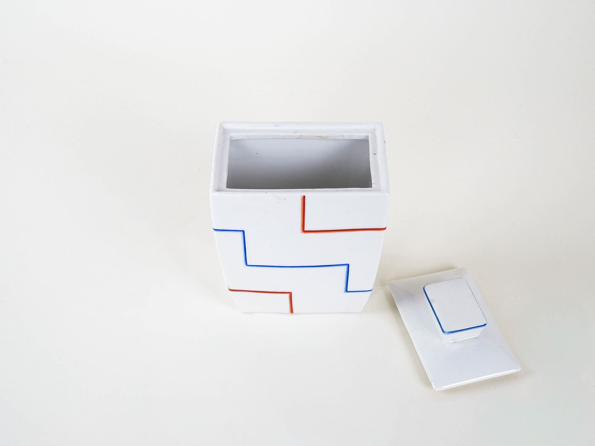 Ceramic vase White 1960s 7