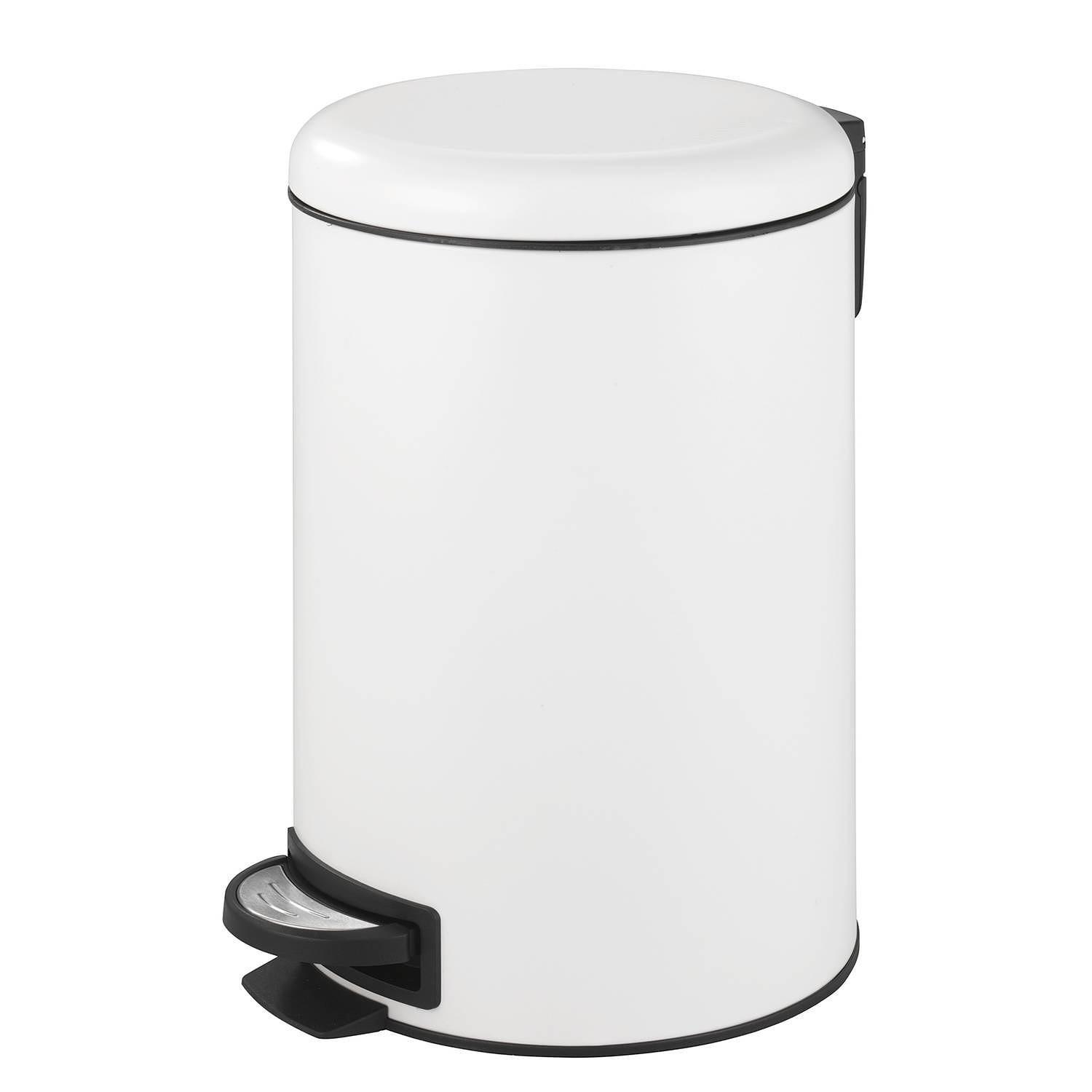 Trash can Leman Easy Close White 12l 0