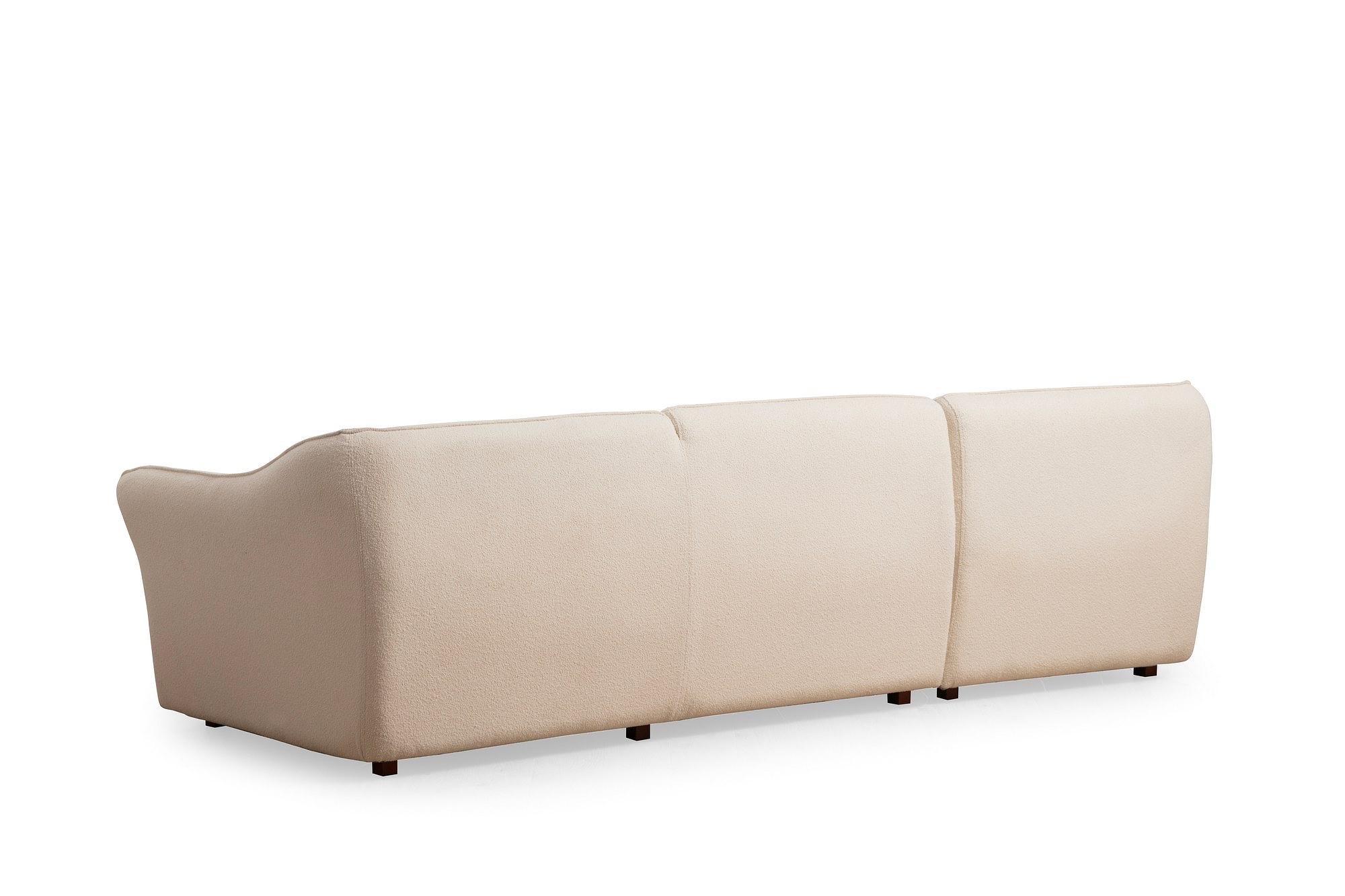 Mentis Corner Sofa Cream 5