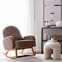 Yoko Armchair Velvet Brown 1