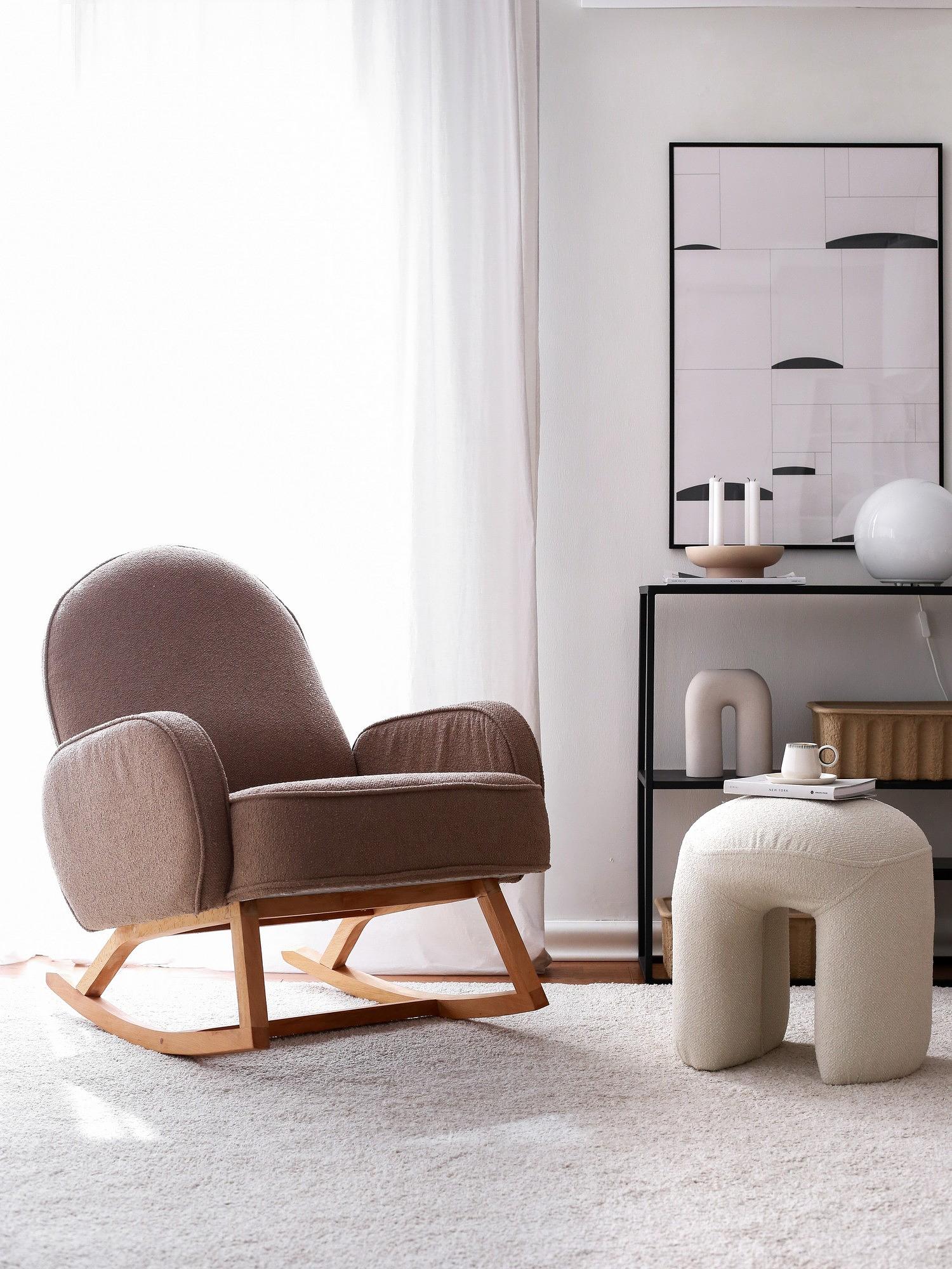 Yoko Armchair Velvet Brown 1