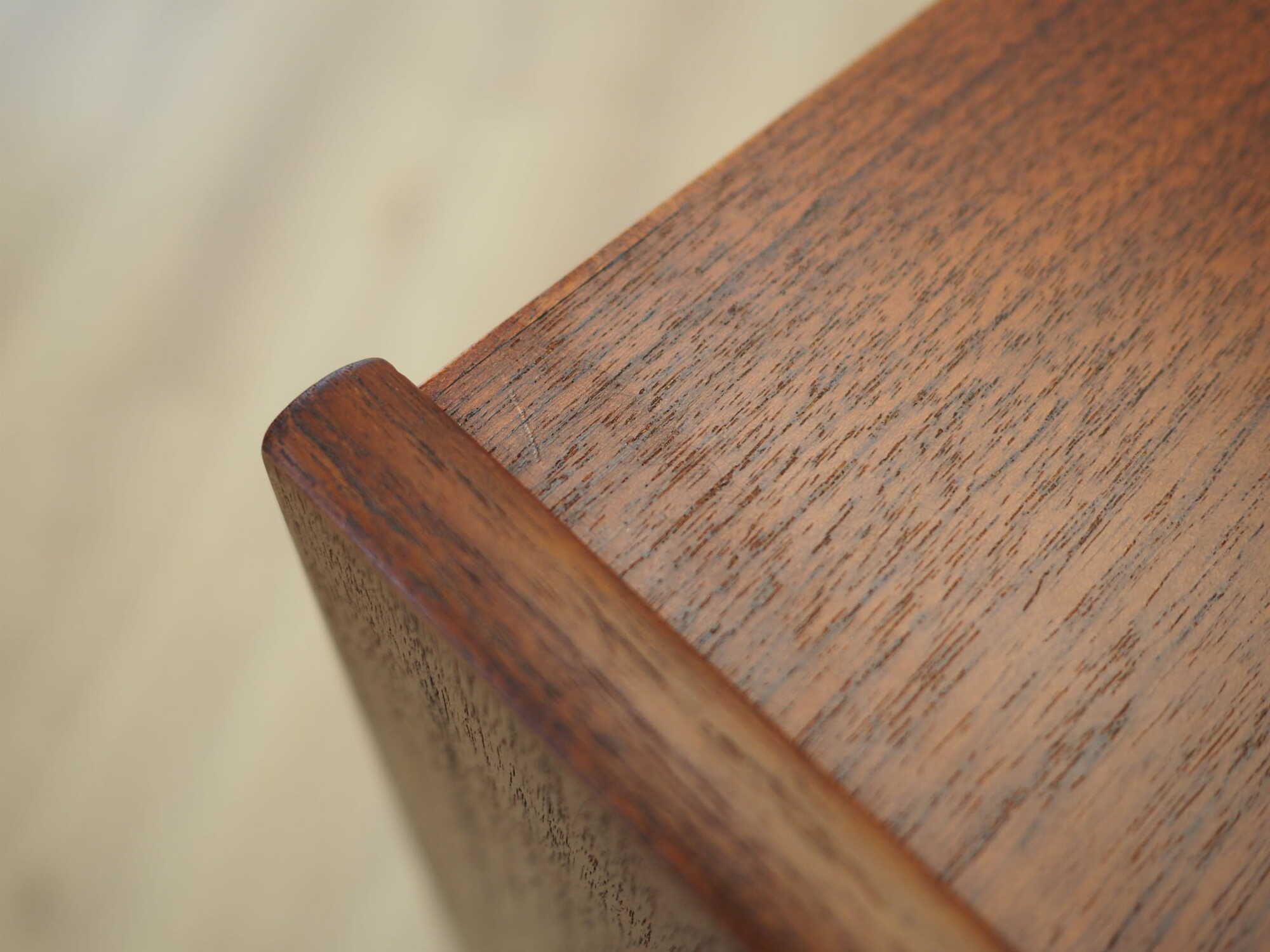 Vintage chest of drawers Teak wood Brown 1970s 8