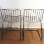 2x Freischwinger Chrom Silber 4