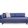 Infinity 3-Sitzer Schlafsofa Blau 5