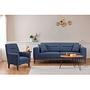 Li̇ones-Tkm1-1048 Schlafsofa Set Dunkelblau 1